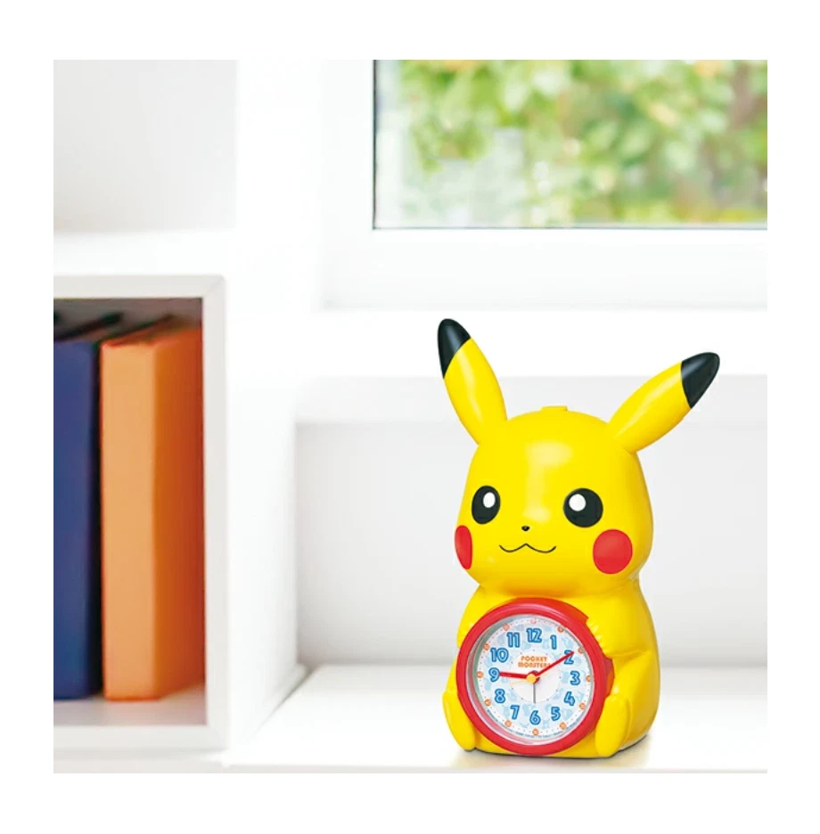 SEIKO Pokemon Pikachu Digital Alarm Clock JF384A w/ Voice Sound Japanese Kawaii - Image 3 of 3