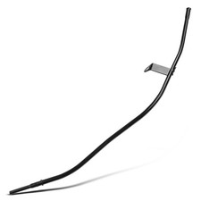 A-Premium 23.25 in Engine Oil Dipstick Tube - Metal Compatible 7.4 mm, Black 