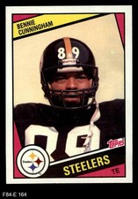1984 Topps #164 Bennie Cunningham Steelers Clemson 8 - NM/MT