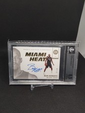 2017-18 Panini Encased Bam Adebayo Rookie Gold Scripted Signatures #/10 BGS 8.5