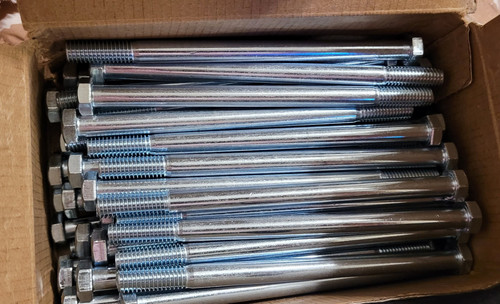 Sechskantschrauben 3/8-16 x 6 Zink 50 Stück Klasse 5