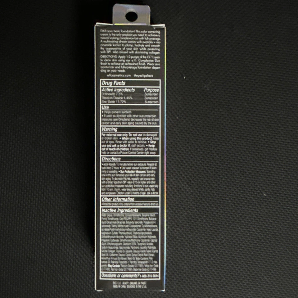 e.l.f. Camo CC Cream Foundation Sunscreen 84910 Fair 120 N SPF 30 1.05 oz - Image 3 of 3