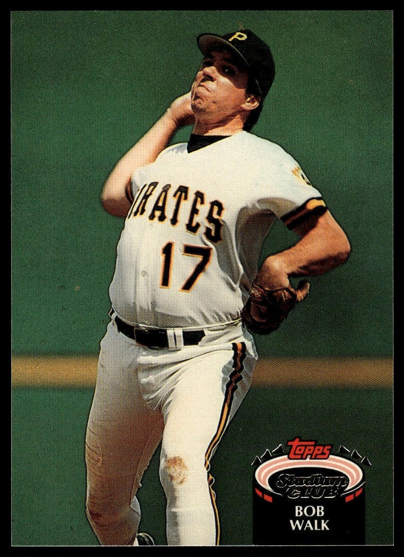 1992 Stadium Club #746b Bob Walk Pirates