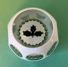 Rare Perthshire Glass - Christmas Paperweight - 1978