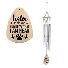 Listen to The Wind Memorial Wind Chime, Pet Dog Cat Remembrance Sympathy Gift...