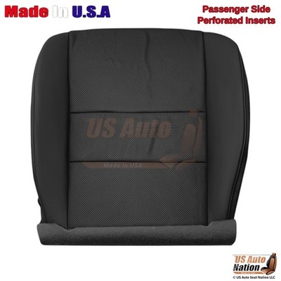2009-2014 For Acura TSX Leather Front Passenger Bottom Seat Cover Black