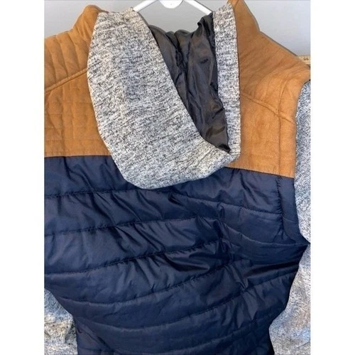 Distortion Clothing Jacket Vest Mens XL Hooded West Coast Skater Bro Bloke image 9