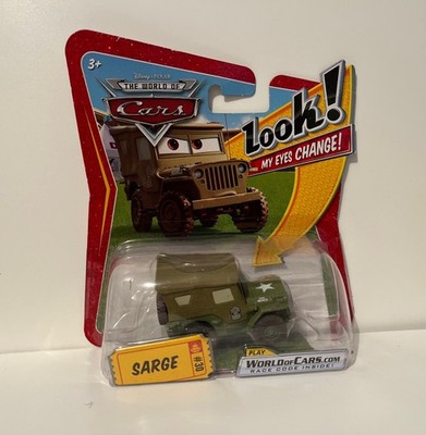 New in Package Disney Pixar Cars Look! My Eyes Change! SARGE #30