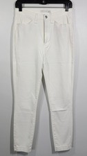 Peter Millar Karlie Sateen High Rise Pants Womens 6 White LS24B45