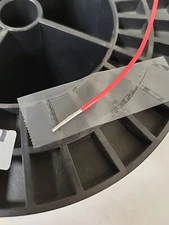 Teflon 20AWG PTFE 20GA RED strand WIRE silver plated $ per 40ft section freeship