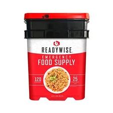 READYWISE - Emergency Food Supply Bucket, 120 Servings, MRE Meal Food Supply,