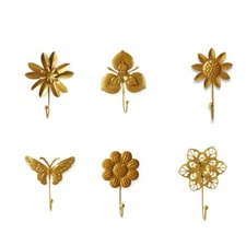 Wall Hooks Art Small Decorative Metal Hook for Keys Hat Towel Wall Mounted