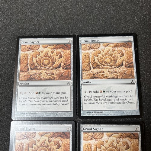 Gruul Signet Magic The Gathering Mtg Artifact Guildpact Card 4 - Picture 2 of 4