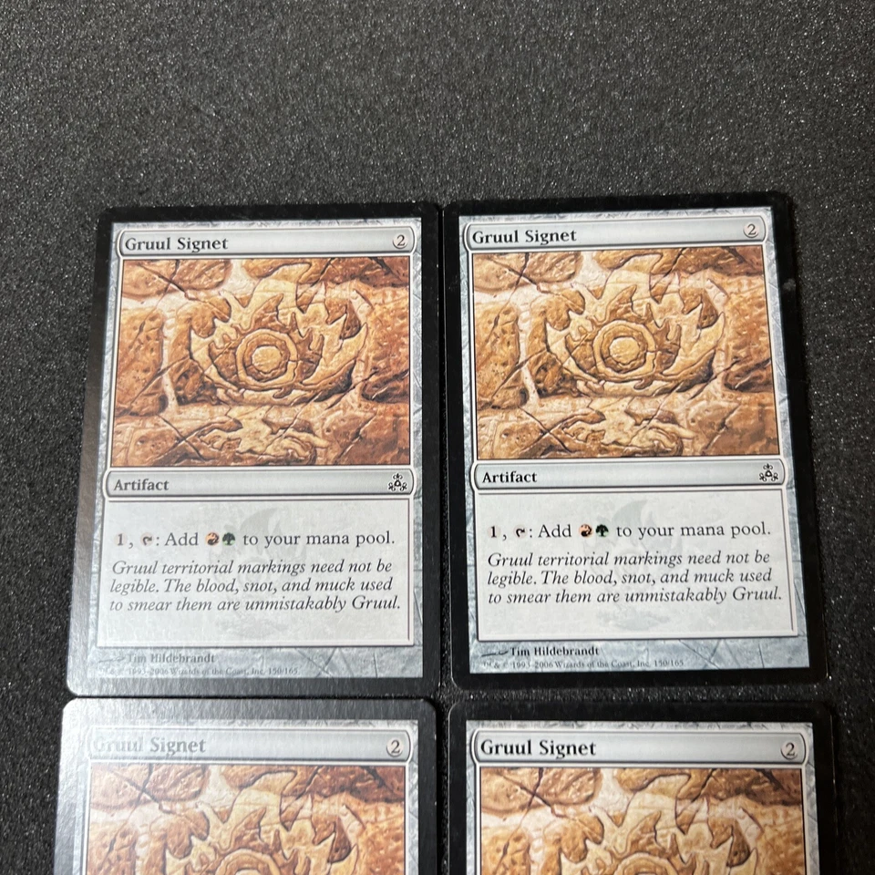 Gruul Signet Magic The Gathering Mtg Artifact Guildpact Card 4 - Image 2 of 4