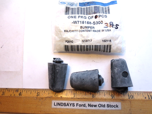 3 GENUINE OEM PIECES FORD 2015/2021 EDGE "BUMPER" STRIKER BUMBER, W715158-S300