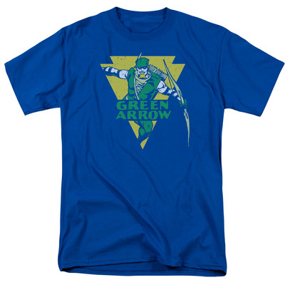 DC COMICS GREEN ARROW DISTRESSED ARROW Licensed Men's Graphic Tee Shirt SM-5XL