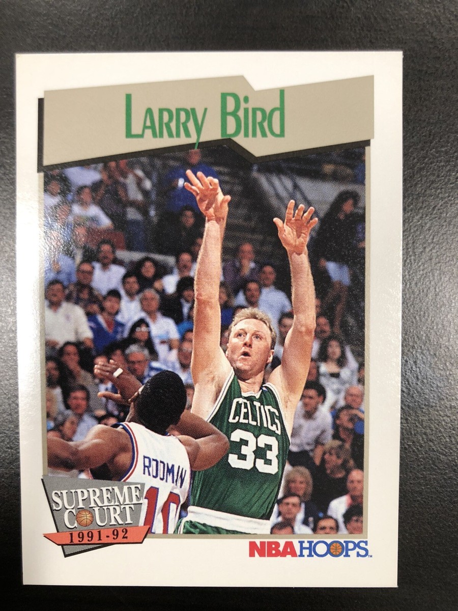 Larry Bird 91-92 NBA Hoops Supreme Court Card #451 | eBay
