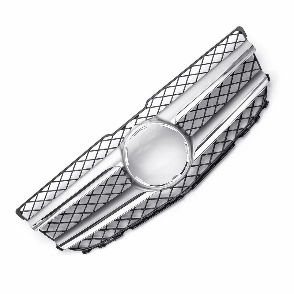 For Mercedes Benz X204 2013-2015 GLK250 GLK300 GLK350 Front Grill Grille Chrome Foto 3 de 4