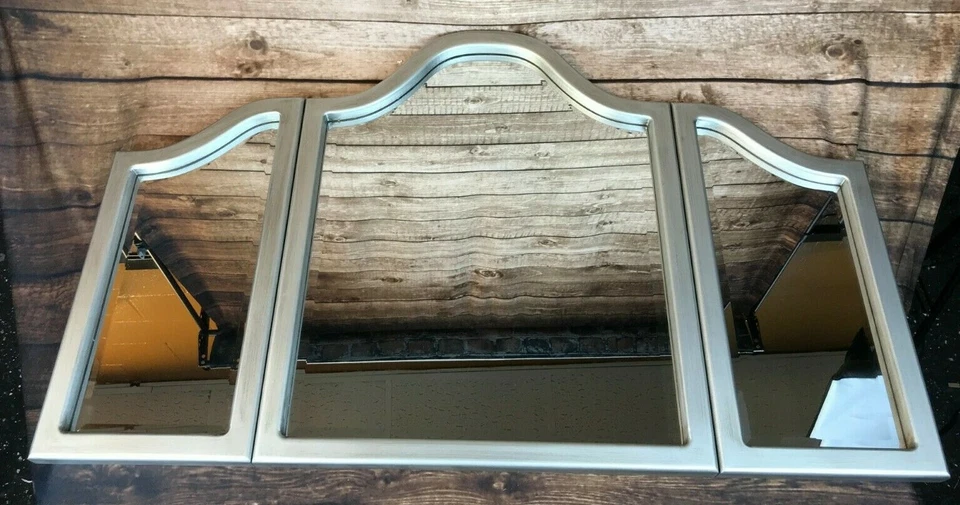 SEI Vanity Mirror, KALLA HZ7586, Silver Frame, 38.75" Long x 24" Height - NEW - Image 3 of 4