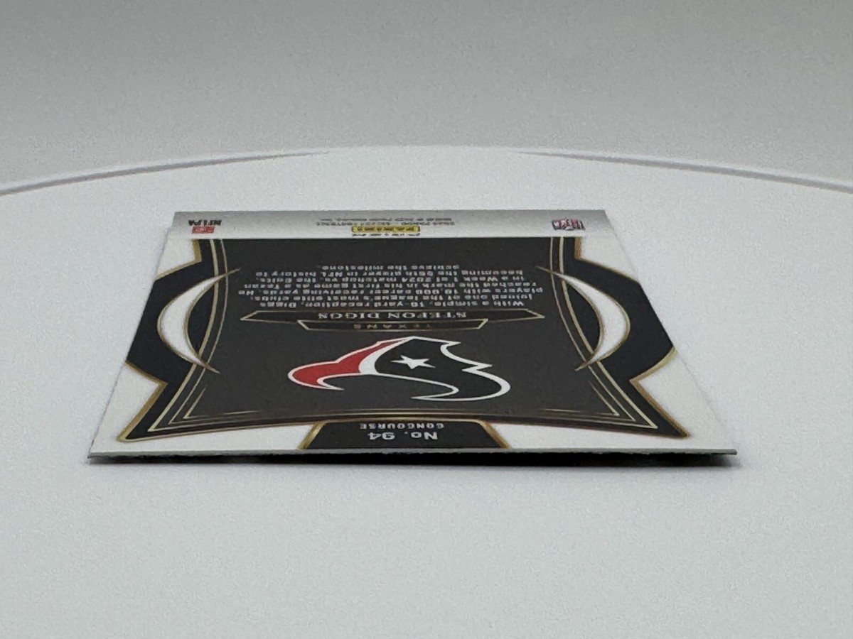 2024 Panini Select Prizm Concourse Zebra Shock #94 Stephon Diggs