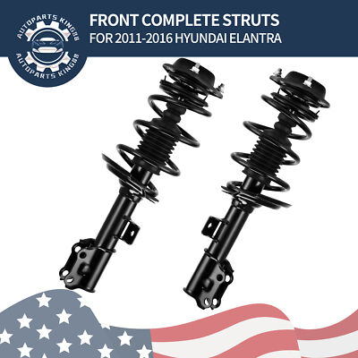 Front Complete Struts Shock Assembly For 2011-2016 Hyundai Elantra ...