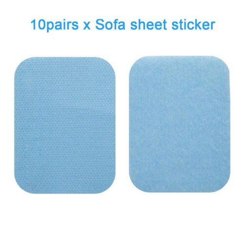 10pairs SelfRug Solid Sofa Sheet Sticker Reusable Couch PVC Non Slip - Imagen 1 de 15