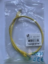 Legrand Quicktron 2' Yellow Cat5e Yellow Snagless Ethernet Cable, New 2-Foot