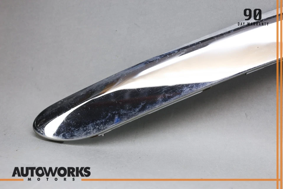 98-03 Jaguar XJ8 XJR VDP X308 parachoques delantero derecho hoja moldura cromo OEM Foto 2 de 4