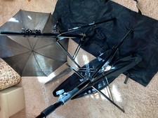 Walimex Double Tripod WT-806 Light Stand 256cm incl. 2 Umbrellas Transport Bag