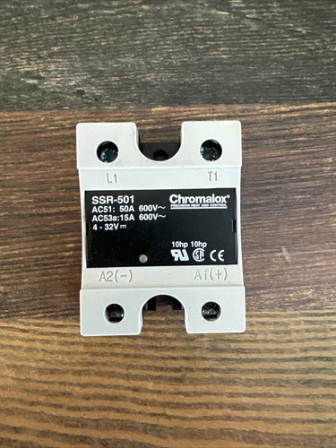 *NEW* Chromalox SSR-501 Power Controller, 50A, 600VAC, 4-32VDC