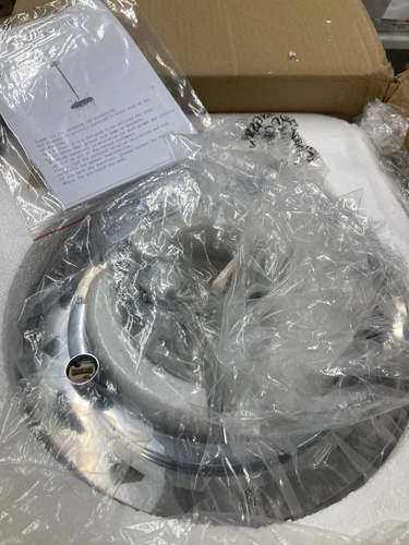 Elegant Lighting Serena 6 Light 12 inch Chrome Pendant Ceiling Light New in Box - Picture 2 of 3