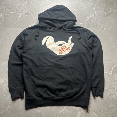 Official Harry Styles Merch - Love On Tour Bunny Hoodie Black