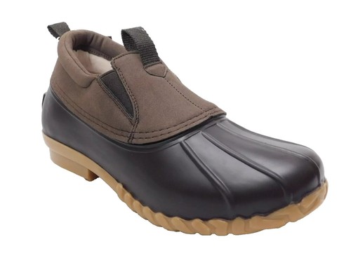 JBU Water Resistant Marsh MEN'S Chelsea Duck Shoes COLOR DARK BROWN SIZE 8M NIB - 第 1/6 張圖片