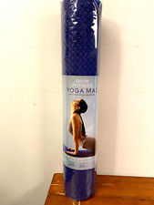 Lomi Fitness - Yoga Mat - Slip Free Material - Sapphire Blue - 68in x 24in New