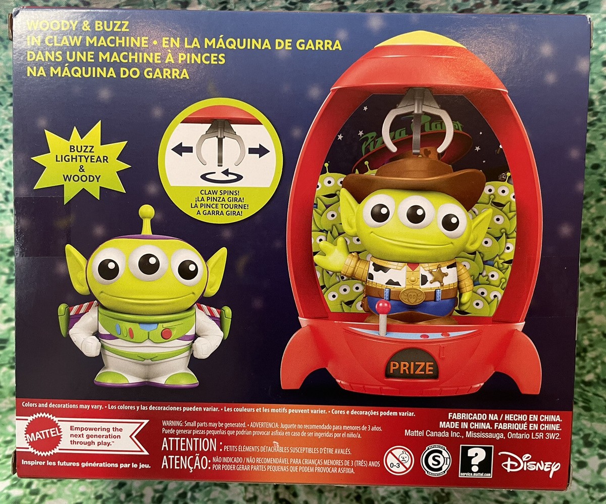 NEW/Sealed Disney Pixar Toy Story Remix Woody & Buzz Claw Machine