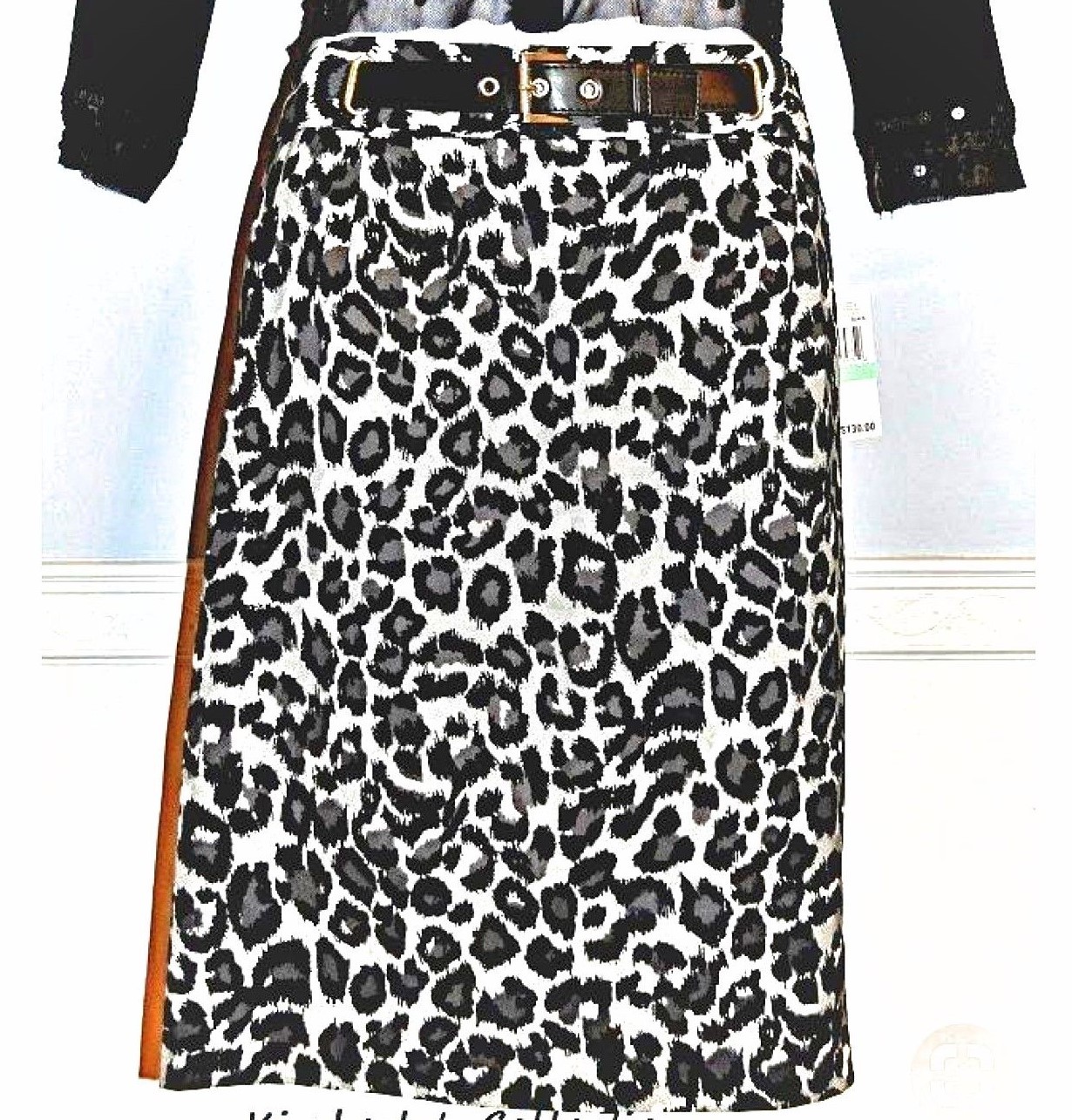 michael kors skirts black