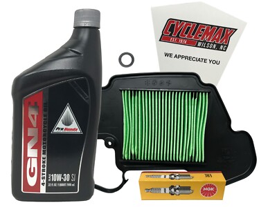 Cyclemax OEM Standard 10W-30 Tuneup Kit fits 2014-2020 Honda Grom 125