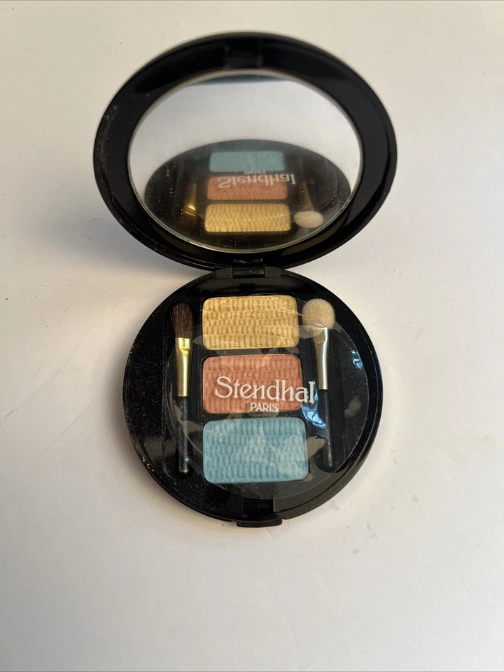 Stendhal Paris Verano Sombra de Ojos Polvo Trío Compacto Arena, Coral y Turquesa Nuevo Foto 2 de 4