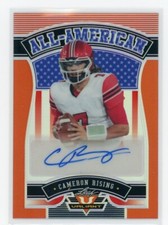 2022 Leaf Valiant All American Orange #AACR1 Cameron Rising #19/25