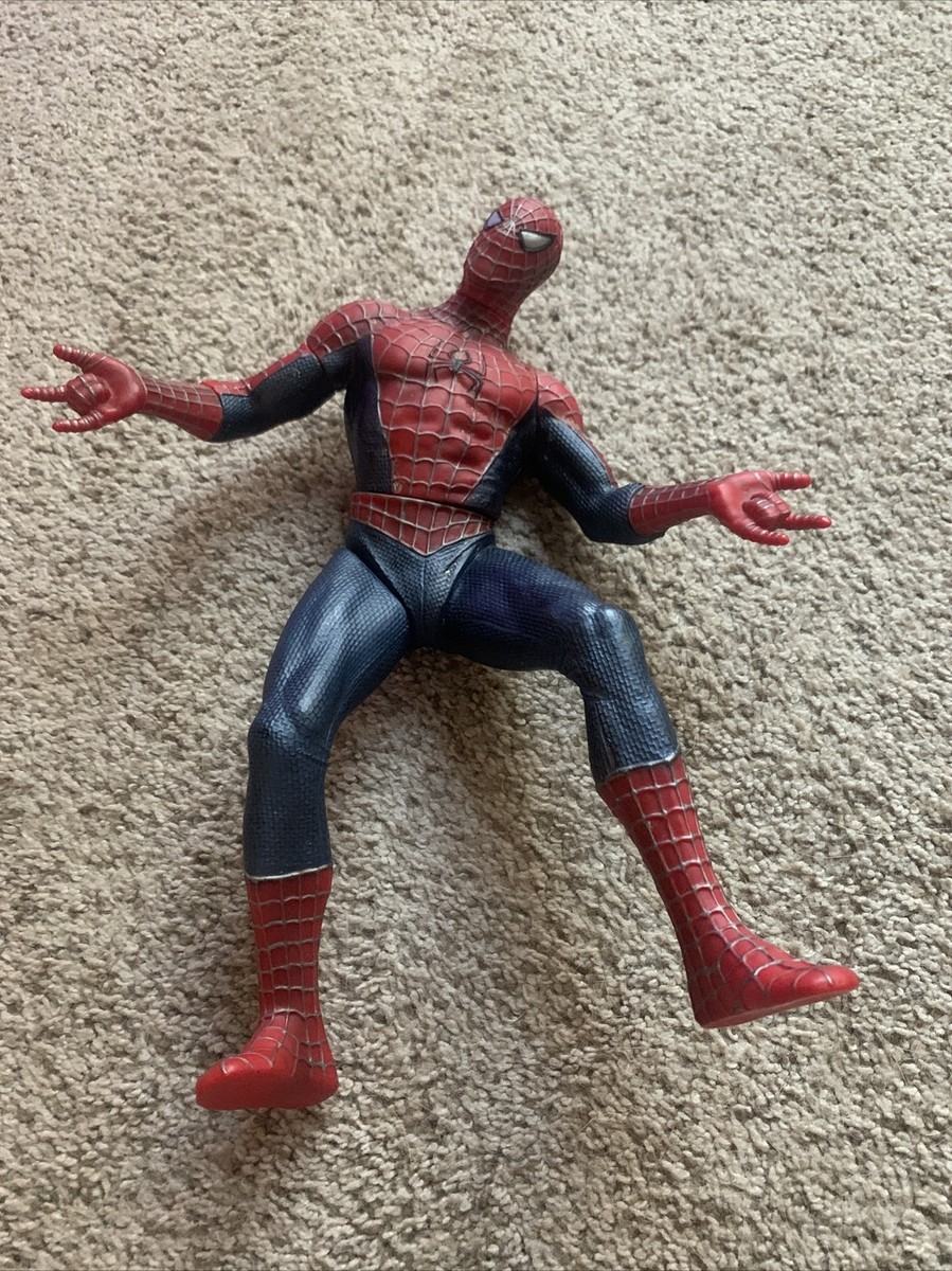 Leaping Spider-Man Vintage Movie Action Figure 2002 Toybiz