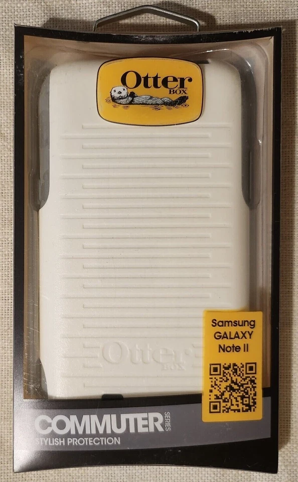 OtterBox Commuter Case Dual-Layer White Hybrid Cover for Samsung Galaxy Note 2 - Image 2 of 4