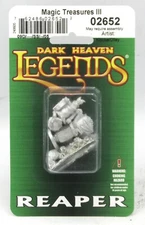 Reaper 02652 Magic Treasures III (DHL) Terrain Scrolls Book Brazier Miniatures 
