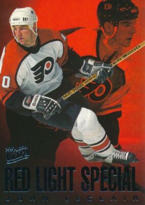 1995-96 Ultra RED LIGHT SPECIAL #5 JOHN LeCLAIR - Philadelphia Flyers
