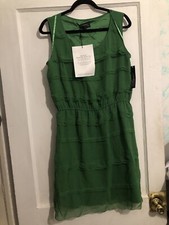 Tahari Green ADRIANA Dress NWT  Size Large MSRP $129