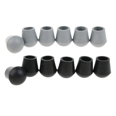 6pcs Durable Gummispitze für Triangle Cane Hocker Stock Krücken Stuhl 3/4