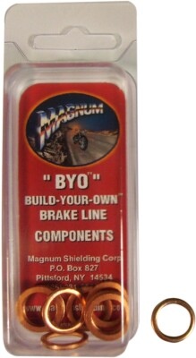 #ad Magnum Build Your Own Brake Line Copper Crush Washers 10mm 392910 $10.62