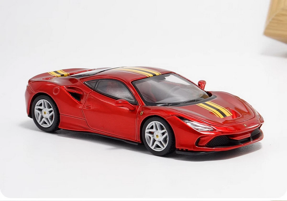 XF MODEL 1/64 Scale Ferrari F8 Tributo Red3 Diecast Car Model Toy