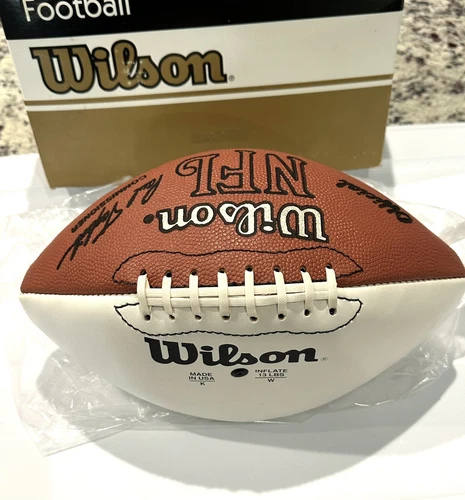 Terry Bradshaw Pittsburgh Steelers Authentic Autographed Signed Football MINT A1