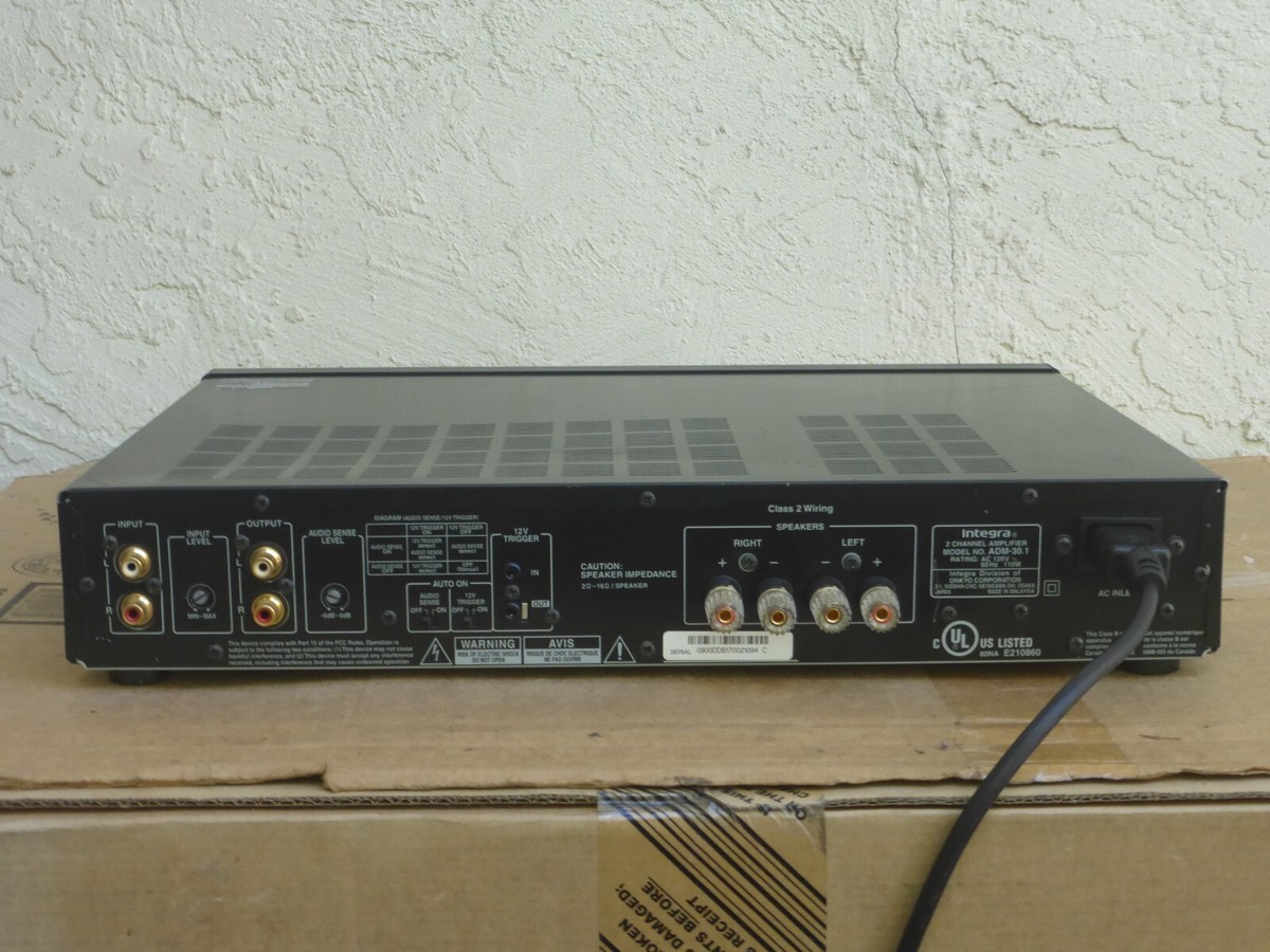ステレオパワーアンプ　ONKYO integra ADM-30.1　中古品 Integra ADM 30.1 Stereo Power Amplifier | eBay