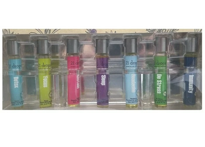 21 Drops ~ Essential Oil ~ Therapy ~ Organic Essential Oils ~ Wellness Set - Image 2 of 4